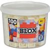 Simba Blox 104114113 - Set di 4 mattoncini Bianchi da Costruzione, 100 Pezzi