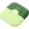 JEWEDECO Rasoio Manuale per Chioma 2 in 1 per Donne, Pettine Leggero in Plastica per Taglio Doppie Punte, per Uso Outdoor e Viaggio