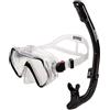 arena Set Maschera Panoramica e Boccaglio Adulti, Maschera Snorkeling Unisex, Maschera Panoramica con Visione Ampia, Boccaglio Snorkeling con Tecnologia Anti-Infiltrazione, Silicone Ipoallergenico