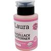 ream Laura - Solvente per unghie con testa di pompa, senza acetone per una rimozione delicata e affidabile degli smalti per unghie, particolarmente adatto per unghie fragili, 200 ml, flacone senza
