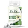 Generico Ever Vision Formula occhi avanzata 14 in 1 per migliorare la vista, 60 compresse, 1 pezzo