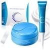 Glowhaven Collagene Patch Occhi 60 Pezzi + Collagene Crema Occhi 20g, Patch Occhi Collagene e Acido Ialuronico, Crema Occhi Acido laluronico, Trattamento Mirato per Occhiaie, Borse, Rughe e Gonfiore