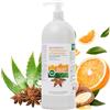 Sapone di un Tempo Docciaschiuma e Shampoo Doccia 100% Naturale con Aloe Vera e Olio di Argan, 1500 millilitri | Bagnoschiuma Naturale, Antiossidante e Nutriente per Pelle Secca
