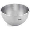 Fissler Essential Ciotola da 16 cm, 1 l, per impastare e mescolare, in acciaio inox 18/10, con scala graduata, finitura satinata, impilabile, lavabile in lavastoviglie