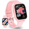 pmstuy 4G Smartwatch Bambini con GPS, Chiamate Video e Telefoniche, SOS, SMS, Face ID, App Store, Sfondo Multiplo, WIFI, Orologio Intelligente Bambini con Localizzazione in Tempo Reale&Modalità Scolastica