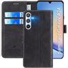 FMPCUON Custodia Flip in Pelle per Samsung Galaxy A24 4G, Cover a Libro Magnetica Portafoglio Case, Nero