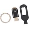 ASHATA Telecomando IR per Smartphone, Telecomando IR Universale, Plug and Play USB C Mini Smart IR Controller con Portachiavi per Condizionatore TV DVD STB