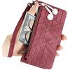Tivenfezk Nadoli Cerniera Cover Portafoglio per Samsung Galaxy A32 4G Geometrico Custodia Pelle Libro con Porta Carte Integrati Chiusura Magnetica Flip con Cinturino da Polso