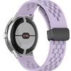 MELEJIA Cinturino Silicone Compatibile con Google Pixel Watch 4 41mm/3 41mm/2/1/Pixel Watch 3 45mm/4 45mm, Regolabile Ricambio Cinturino, Chiusura Magnetica Sportiva Silicone Cinturini