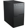 Vida Enterprise Black Office Case, Micro ATX, ventola da 12 cm, frontale in rete