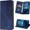 YIRRANZD Cover per Realme 7 Pro, Protettiva Portafoglio in Pelle PU Cover Libro [Slot Schede], Flip Caso Antiurto Custodia per Realme 7 Pro (Blu)