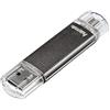 HAMA Hama Pendrive USB-MicroUSB 2.0 Laeta Twin 32GB grigio