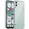 BAIDIYU Cover per Nothing CMF Phone 1, Ultra Sottile, TPU Morbido Trasparente + PC Tigido, Anticaduta, Resistente ai Graffi, Custodia per Nothing CMF Phone 1.(Transparent)