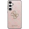 CG MOBILE Guess Grande 4G - Custodia classica con logo per Samsung Galaxy S25 FE (rosa)