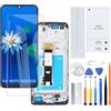 H&LYCYJ Display Schermo per Motorola Moto E22/E22i con cornice | Wear toolkit，IPS LCD，Display HD，Sostituire lo schermo，Per i modelli:XT2239 XT2239-9