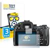 brotect Pellicola Vetro per Pentax K-3 Mark III | 3 Pezzi Chiara Protezione Schermo Made in Germany Durezza 9H Anti-Graffio Glass Screen Protector