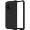Generico Custodia Compatibile con TCL 60R 5G T519H, 60 R 5G / TCL 60 5G T521H / TCL 60 SE T517H / 60 SE NXTpaper 5G T521K BACK COVER case GEL SILICONE protezione flessibile SLIM matte MORBIDA TPU Nero