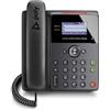 Poly - Edge B20 IP Desk Phone, PoE (Polycom) - Open SIP - Collegamento a 8 linee, contatti - Tecnologia Acoustic Fence - Porte RJ9 e cuffie da 3,5 mm - Tasti illuminati dove servono