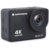 AGFAPHOTO - Action Camera - AC9000 - Real 4K 30FPS, Stabilizzazione EIS, Grandangolo 170°, Custodia Impermeabile 30m - WiFi - 18 Accessori Inclusi