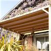 Tecplast Telo per Pergola Talpa 4x4 m - Garantia de 8 anni TECPLAST - LP640PR - Copertura Impermeabile in PVC per Pergola, Pergolato o Gazebo