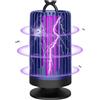 Eznaobo Lampada Anti Zanzara, Lampada elettrica Anti Insetti, Connessione USB diretta, 360 ° UV Elettrico Anti Zanzara Luce Notturna Interna Esterna Luce Notturna Potente Attraente (Blue)