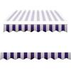 Generico Mantovana di Ricambio per Tenda da Giardino 2,5 3 4 5 6m, Striscia di Mantovana Ondulata di Ricambio Resistente Ai Raggi UV per Terrazza Negozio, Solo Mantovana(Blue Gray,L310cmxH20cm)