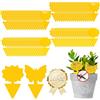 Yegookay 80 Pezzi Flycatcher Innestabile Trappole per Piante Trappole anti Moscerini delle Piante Catturano Esche Adesive Eco Perfetto Contro i Parassiti tripidi Afidi Mosche Bianche in Giardino e sul Balcone