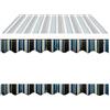 Generico Mantovana di Ricambio per Tenda da Giardino 2,5 3 4 5 6m, Striscia di Mantovana Ondulata di Ricambio Resistente Ai Raggi UV per Terrazza Negozio, Solo Mantovana(Blue black,L300cmxH20cm)