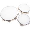 3 PCS Legnetti Strumenti Musicali Legno Tamburello Percussione in