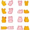 CANDeal Set Di Formine Per Biscotti A Forma Di Cane Corgi Da 8 Pezzi, Timbri Per Biscotti A Forma Di Pan Di Zenzero Con Disegno In Rilievo 3D, Adatti Per La Decorazione Di Glassa, Mini Stampi Per Torta