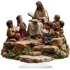 Oshhni 2d Jesus Holy figura decorazione piatto da tavolo piatto ornamento arte artigianale cartello acrilico per la sala da letto sala da letto sala da, Gesù Che Dà La Lezione