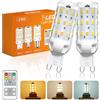 BrightWish Lampadine LED G9 Dimmerabili, Lampade led G9 a Mais, 4W 300LM equivalente 40W, 3 colore intelligente Bianco caldo 3000K/Bianco naturale 4000K/Bianco freddo 6000K, Lampadina G9 a Risparmio Energetico