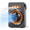 FELIXIZ Ventilatore da Tavolo con Umidificatore - Ventilatore Silenzioso con Raffreddamento ad Acqua, 2 in 1 Ventilatore e Umidificatore, Sospeso e Posizionabile, per Ufficio, Camera da Letto, Passeggino
