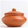 Swadeshi Blessings Gamma Esclusiva di Dahi Handi in Terracotta Naturale/Contenitore per Yogurt/Vaso di Argilla con Coperchio, Adatto per Servire (Tradizionale Rosso 1,3 Litri)