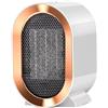 ECHOBUY Stufetta Elettrica da Bagno 220V 1200W Termoventilatore Stufetta Stufa Elettrica 2 Modalità di Riscaldamento Adatto per Camera da Letto, Bagno e Soggiorno