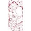 Panorama Tappeto Vinile - Modello Marmo Bianco e Rosa 80x200 cm - Varie Dimensioni - Tappetino Lavabile per la Cucina - Passatoia PVC Antiscivolo