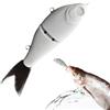 Generico Esche non verniciate, esche da pesca vuote | Sonagli snodati a 2 segmenti Affondanti Swimbait - Esca artificiale da pesca, accessorio da per acqua e salata
