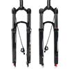 splumzer MTB Forcella 26 27.5 29 Pollici MTB Forcella Ammortizzata Corsa 120mm, 1-1/8 Tubo Dritto/Tubo Conico Forcelle Mountain Bike (Blocco Remoto Diritto, 27.5 Pollici)