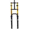 JIASHUNHE Forcella MTB 26 * 4.0 Forcella Fat Tire Doppia Spiaggia Bici Bicicletta Sospensione Aria 135MM Ammortizzatore 180mm Escursione(34MM Rebound Adjust)