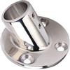 Annadue Corrimano per Barca Raccordo a Base Rotonda Hardware Marino in Acciaio Inossidabile 316 per Raccordi per Corrimano per Tubi da 25 Mm e 1 Pollice (60°)