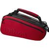 Wilson Super Tour 9PK Clash V2.0 Racchetto, Adulti Unisex, Black/Red/ (Multicolore), Taglia unica