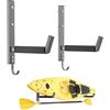 Yrrtyuo Supporto da parete per kayak, organizer per tavole da surf, capacità 90,7 kg, supporto da parete per kayak, per canoe, interni ed esterni, recinzione, casa, capanno, appartamento
