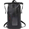 Generic Zaino impermeabile da 30 l, portatile, per campeggio, spiaggia, nuoto, donne, uomini, viaggi, kayak, attività, Nero , Refer to description, Unisex