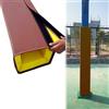 Generic Imbottitura di sicurezza per pali interni ed esterni, protezione in schiuma per cuscini di protezione dagli urti in parchi giochi, garage e aree sportive