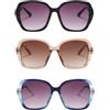 OFFIGAM Occhiali da Sole Pratici alla Moda 3 in Resina Protezione UV da Unisex per Uomo e Donna, per Atmosfera Outdoor