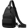 Generic Borsa a tracolla da uomo, portatile, da viaggio, escursionismo, regolabile, per sport, arrampicata, campeggio, uso quotidiano, Nero , Refer to description, Unisex