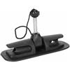FytStycale Sedile Girevole per Barca con Aggancio Incollato per in PVC Resistente Compatibile con Kayak Canottaggio Canoa E Gommone Rotazione Completa Adatto per Pesca Rafting Uso Outdoor, Black