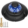 Qalvona Bussola Magnetica Multi Funzione da Incasso, Alta Precisione con Luce LED, ABS Resistente, Misurazione Accurata per Mare e Escursionismo - Facile Installazione, Resistente alla