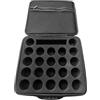 LPACXBYD Custodia Biliardo Custodia da trasporto for palle biliardo EVA for 22 Supporto professionale Scatola leggera for attrezzatura snooker con maniglia for il