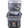 Eminchu Borsa Frigo Morbida con Ruote Spaziosa Borsa Impermeabile per Picnic e attività All'aperto 35 Litri Grigio Scuro